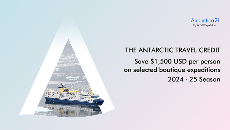 Antarctica 21: US$ 1500 off on Antarctica Cruises onboard Ocean Nova