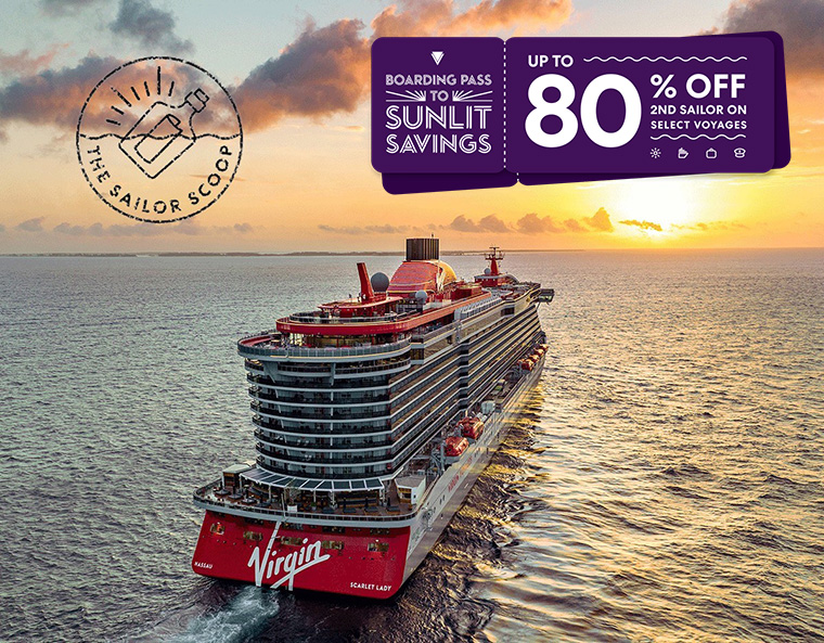 Virgin Voyages: Up to 80% Off 2nd Sailor