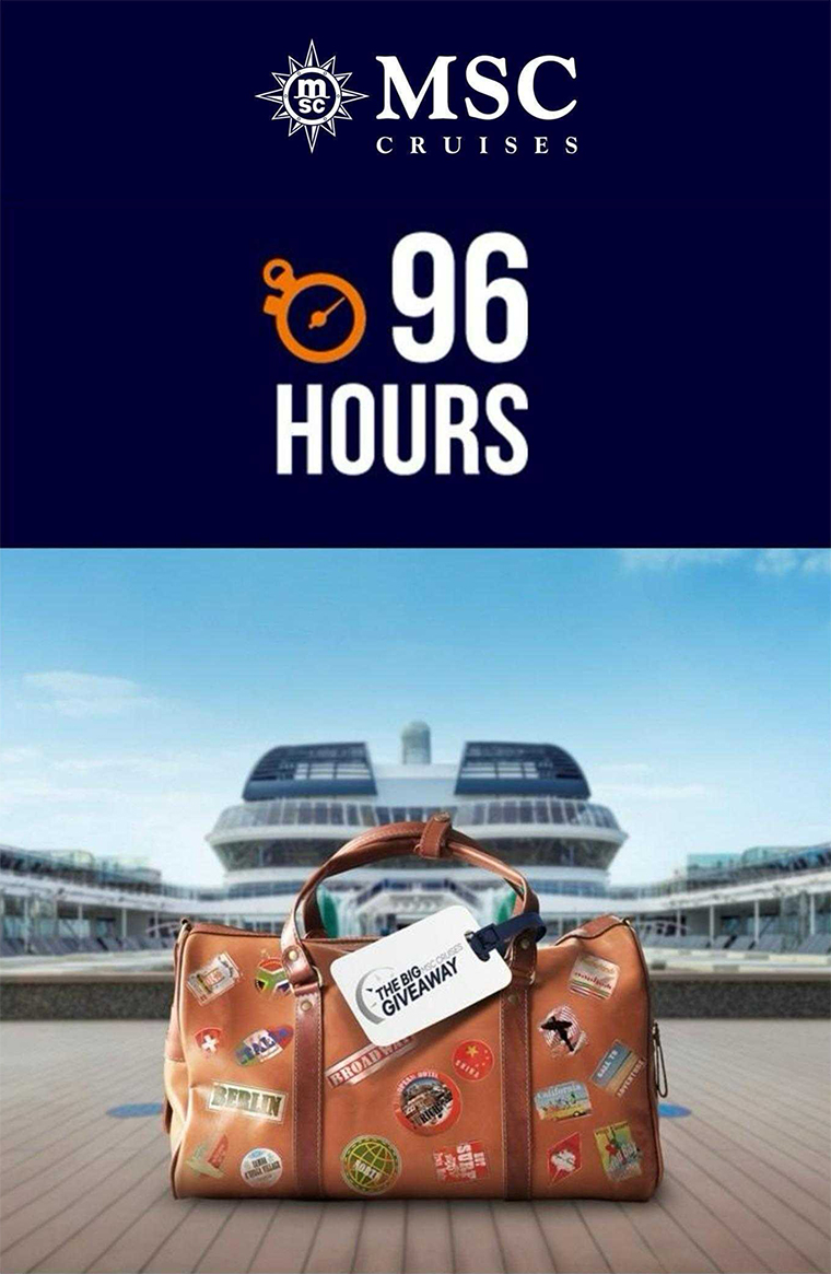 MSC Cruises: 96 Hours Sale!