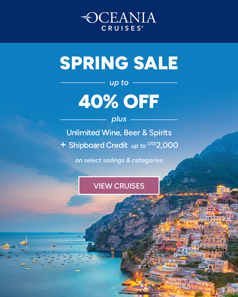 Oceania Cruises: Spring Sale