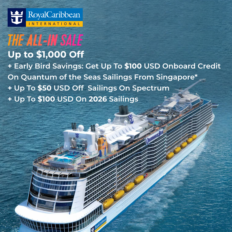 Royal Caribbean: The All-In Sale with up to $1000 Off & More