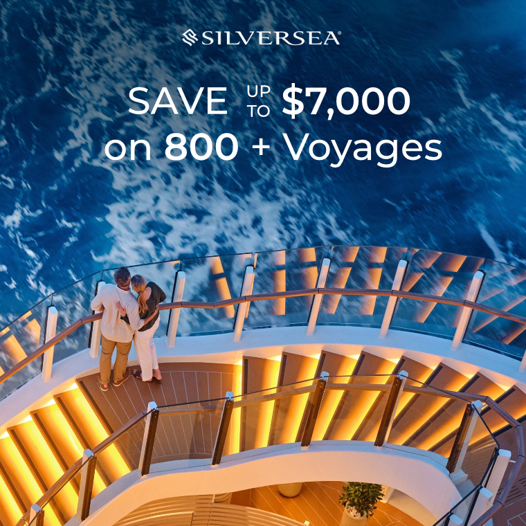 Silversea: Save up to $7000 on 800+ Voyages