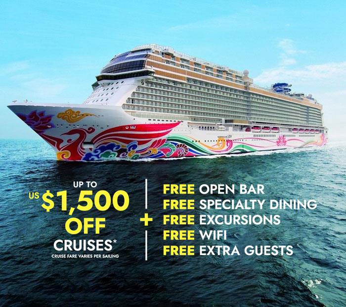 Norwegian Joy Freestyle cruising to Bermuda NCL Cruises from New