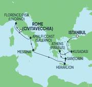 10 Nights Voyage Greek Isles: Santorini, Athens & Florence