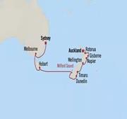 14 Nights Aussie & Kiwi Mementos Cruise