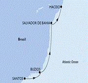 4 Nights South America from Santos