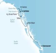 7 nights, Alaska Inside Passage & Glacier Bay