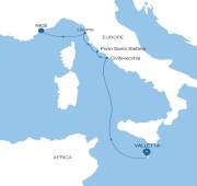 6 Nights Nice to Valletta