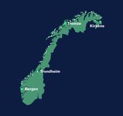 6 nights Voyage Northbound Bergen to Kirkenes