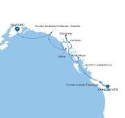 7 nights, Alaska Glacier Cruise Featuring Juneau and Ketchikan