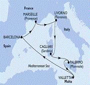 7 Nights Mediterranean Cruise from Valetta