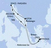 7 Nights Mediterranean Cruise from Marghera