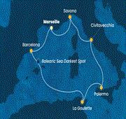 7 Nights Mediterranean: France, Spain, Tunisia, Italy