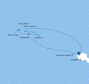 7 Nights Papeete (Tahiti) to Papeete (Tahiti)