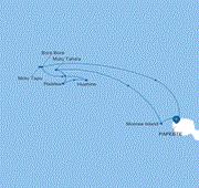 7 Nights Papeete (Tahiti) to Papeete (Tahiti)