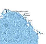 7 Nights Vancouver to Seward (Anchorage, Alaska)