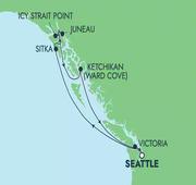 7 Nights Voyage Alaska: Juneau, Ketchikan, Sitka and Victoria