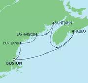 7 Nights Voyage Canada & New England: Bar Harbour & Halifax