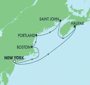 7 Nights Voyage Canada & New England: Boston & Halifax