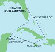 7 Nights Voyage Caribbean: Great Stirrup Cay & Cozumel