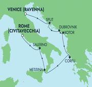 7 Nights Voyage Greek Isles: Italy, Greece & Croatia
