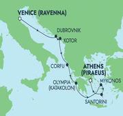 7 Nights Voyage Greek Isles: Santorini, Mykonos & Croatia
