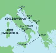 7 Nights Voyage Mediterranean: Italy, Croatia & Greece