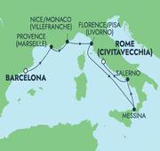7 Nights Voyage Mediterranean: Nice, Florence & Amalfi Coast (Salerno)
