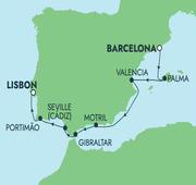 7 Nights Voyage Mediterranean: Spain & Portugal