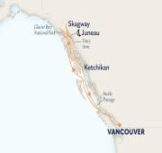 8 nights, Alaska Inside Passage