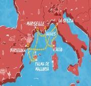 8 Nights Spanish, French & Italian Classics