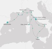 9 Nights Barcelona to Civitavecchia Rome