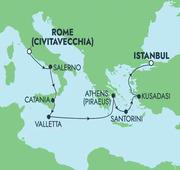9 Nights Voyage Greek Isles: Santorini, Athens & Malta