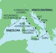 9 Nights Voyage Mediterranean: Italy, France & Greece